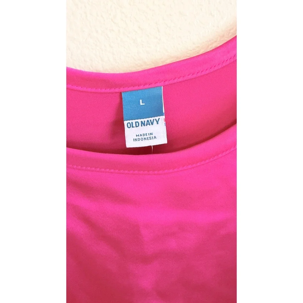 Old Navy 2-Piece Set Women Large Pink Satin Tank & Maxi Skirt Matching Set NEW